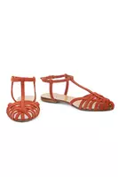 Brick Suede Closed Toe Sandals  image