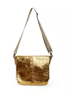 Gold Crinkled Patent Leather Bag  image