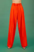 Pantaloni Sartoriali Rosso Fuoco image