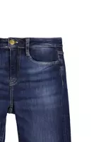 Jeans Aderenti Taglio Bootcut Blu Scuro image