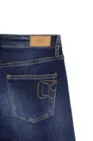 Jeans Aderenti Taglio Bootcut Blu Scuro image