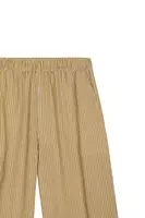 Saffron Yellow Striped Trousers  image