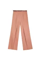 Pantaloni Rosa Antico con Pieghe Centrali image