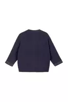 Cardigan Blu Navy con Impunture image