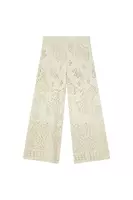 Ivory Open Floral Cropped Trousers  image