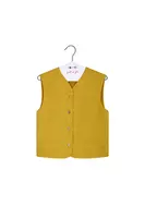 Mustard Yellow Tailored Waistcoat  image