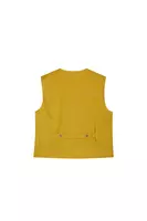 Mustard Yellow Tailored Waistcoat  image