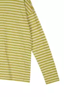 Oil Green and Ivory Striped T-Shirt  image