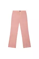 Coral Pink Cropped Trousers  image