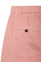 Coral Pink Cropped Trousers  image