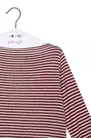 Pomegranate Red Striped T-Shirt  image