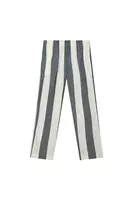 Graphite and Ivory Striped Trousers  image