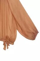 Antique Rose Silk Chiffon Blouse  image