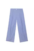 Sky Blue Striped Trousers image