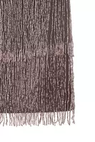 Chocolate Brown Beaded Fringe Top image