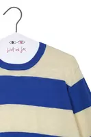 Royal Blue Bold Striped Sweater  image