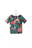 Abstract Swan Print T-Shirt  image