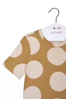 Biscuit and Blush Pink Polka Dot T-Shirt  image