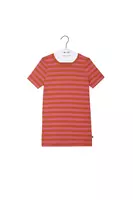 Hot Pink and Burnt Orange Striped T-Shirt  image