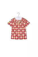 Strawberry Checked Blouse image