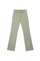 Dusty Sage Green Bootleg Jeans  image