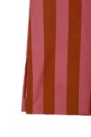 Hot Pink and Burnt Orange Striped Shirtdress  image