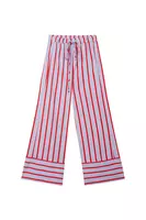 Sky Blue and Red Striped Trousers   image