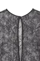 Black Floral Lace Dress  image