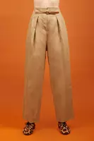 Pantaloni Sartoriali color Khaki Polveroso image