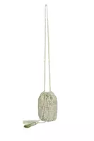Borsa a Secchiello Crochet Argentata image
