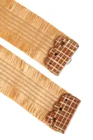 Cintura Elasticizzata in Rafia con Frange image