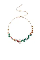 Sparkling Floral Bloom Rigid Necklace  image