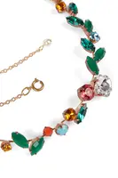 Sparkling Floral Bloom Rigid Necklace  image