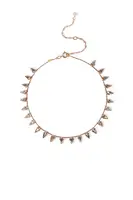 Collana Girocollo con Gocce Scintillanti color Champagne image