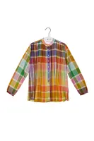 Rainbow Check Oversized Blouse  image