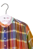 Rainbow Check Oversized Blouse  image