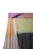 Gonna in Maglia con Stampa a Rettangoli image