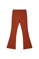 Pantaloni Svasati color Mattone image