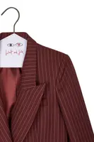 Blazer Sartoriale Gessato color Melanzana image