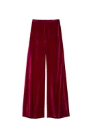 Berry Velvet Trousers  image