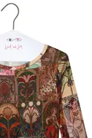 Art Nouveau Printed Jersey Maxi Dress  image