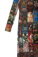 Art Nouveau Printed Jersey Maxi Dress  image