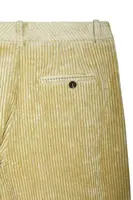 Pantaloni Palazzo in Velluto a Coste Verde Pistacchio image