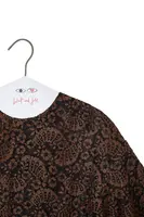 Top a Tunica in Pizzo Marrone Cioccolato image