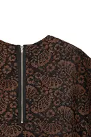Top a Tunica in Pizzo Marrone Cioccolato image