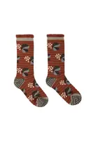 Brown Berry Striped Socks  image