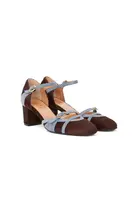 Aubergine Ponyskin Pumps  image