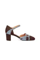 Aubergine Ponyskin Pumps  image