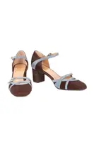 Aubergine Ponyskin Pumps  image