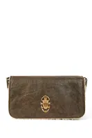 Borsa in Montone Marrone Cioccolato con Scarabeo image
